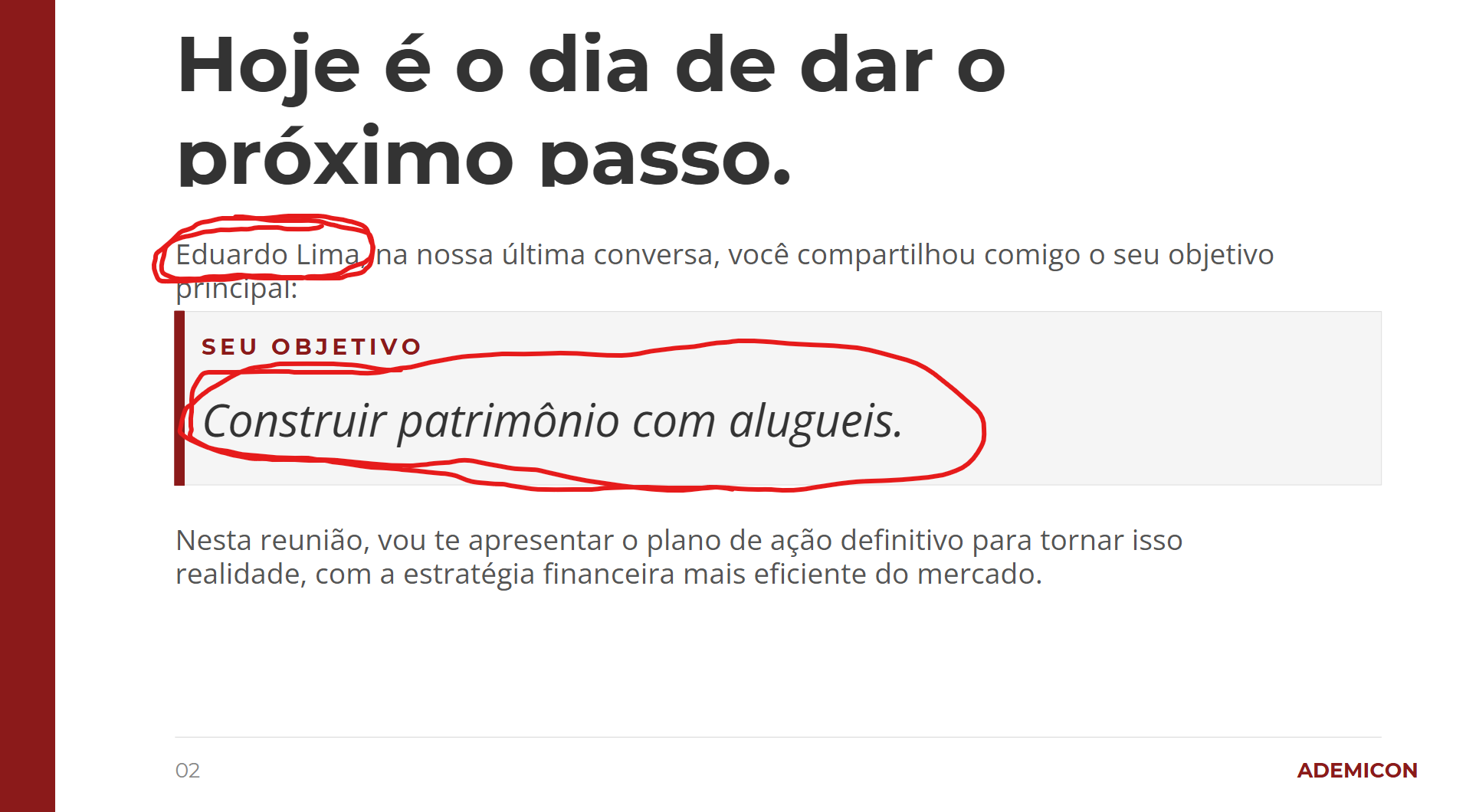 Slide com nome Eduardo