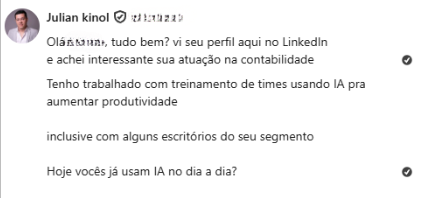 LinkedIn contabilidade
